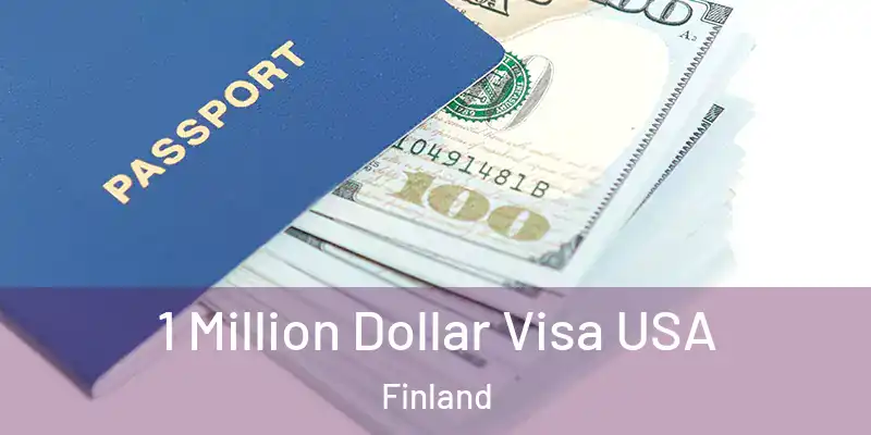  1 Million Dollar Visa USA Finland
